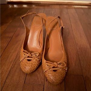 Dior Brown Leather Heels